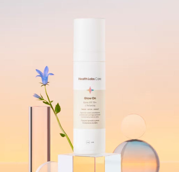 Health Labs Care Krem SPF 50+ z melaniną Glow On