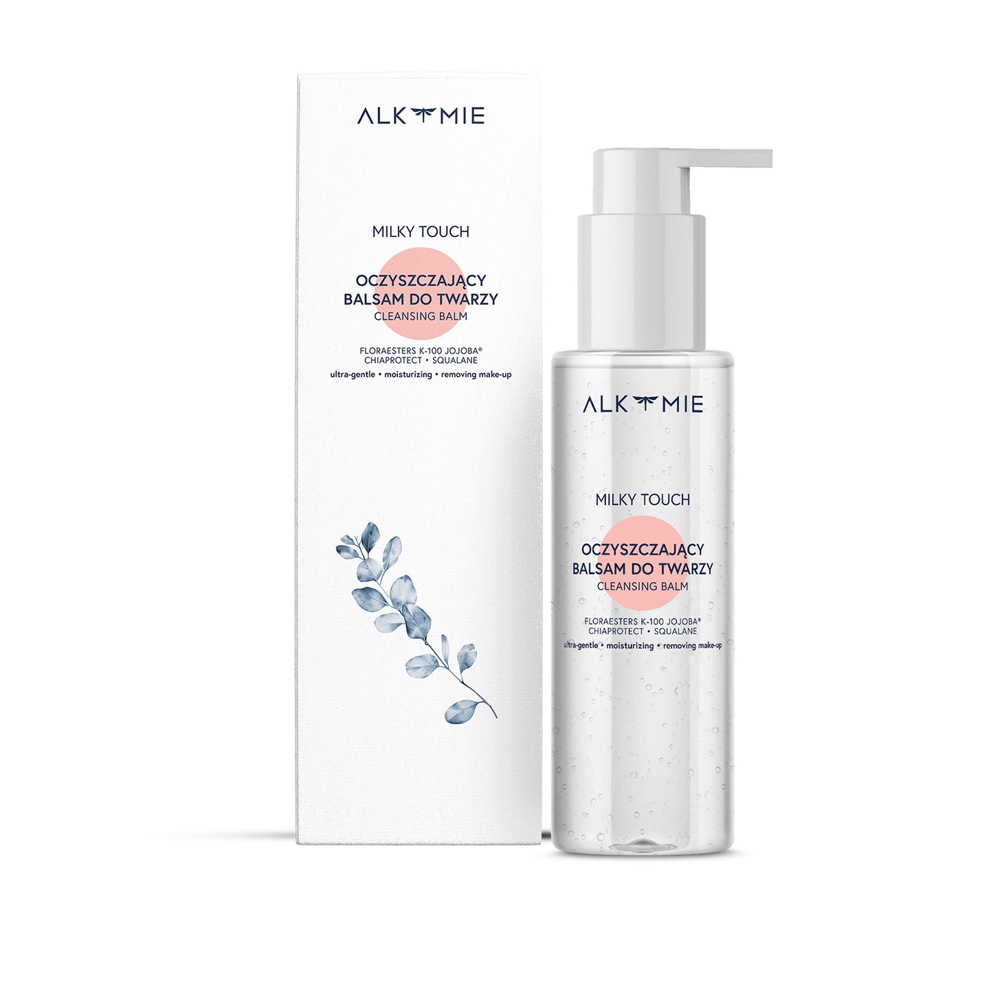 ALKMIE Milky Touch, Oczyszczający balsam do twarzy
