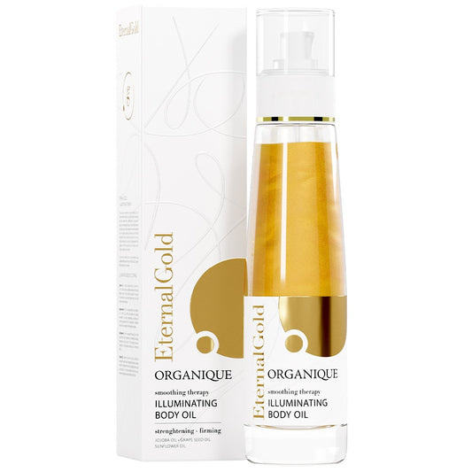 Rozświetlający suchy olejek do ciała z drobinkami Eternal Gold 100ML