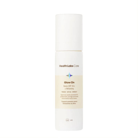Health Labs Care Krem SPF 50+ z melaniną Glow On