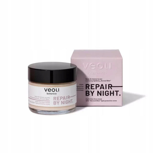 VEOLI Krem do twarzy na noc z ochroną lipidową “Second Skin” REPAIR BY NIGHT